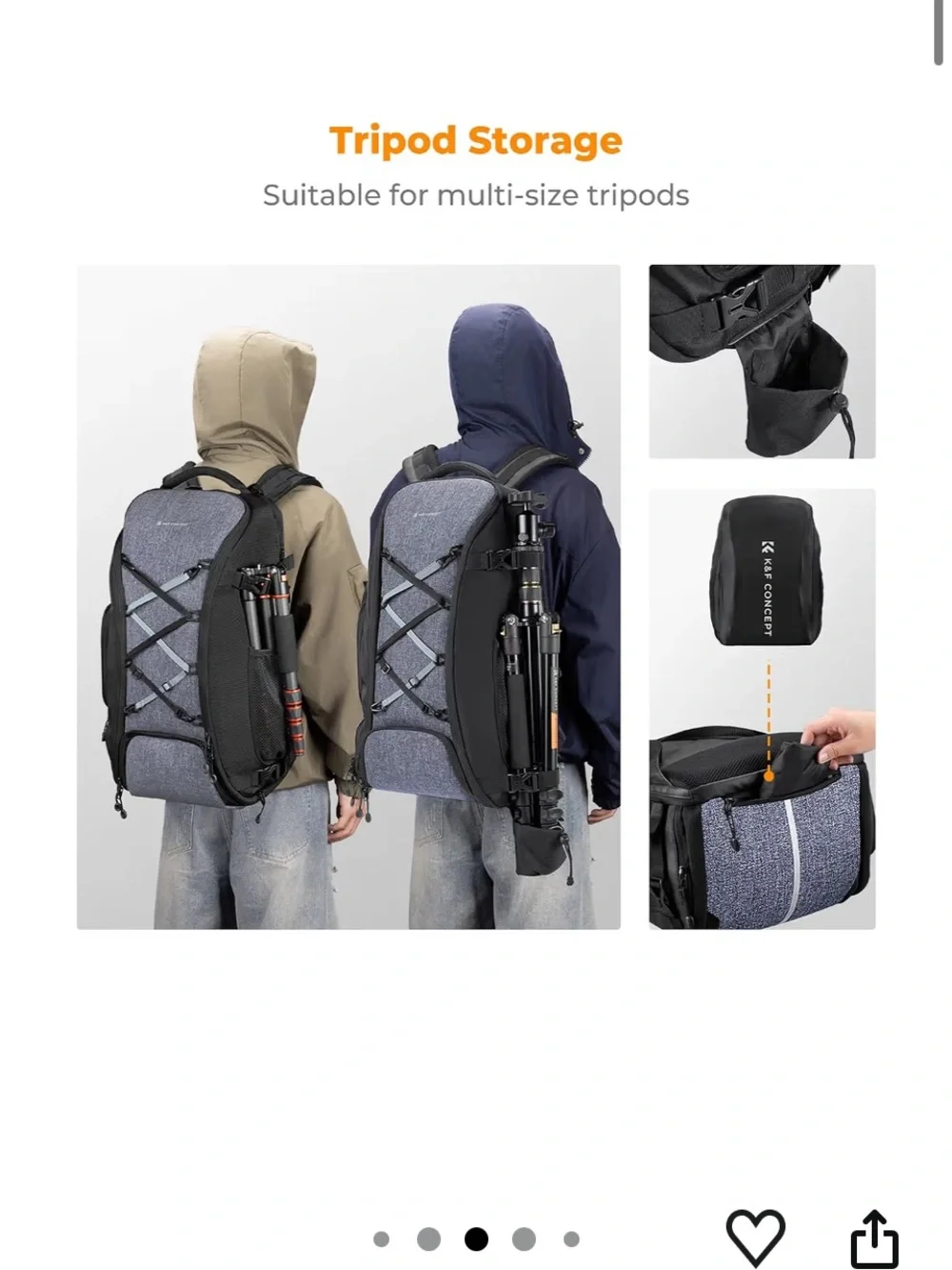 NWT camera/Travel/large backpack